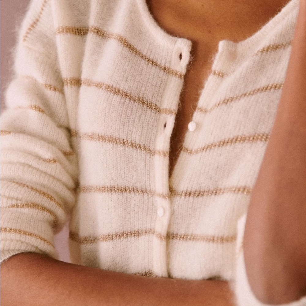 Gaspard ecru/gold XS